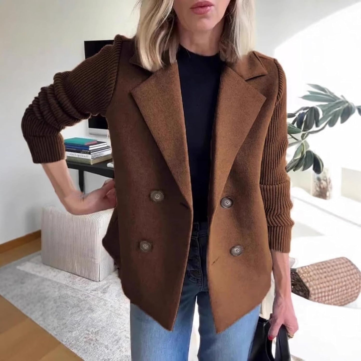 AURORA - ABRIGO BLAZER CASUAL