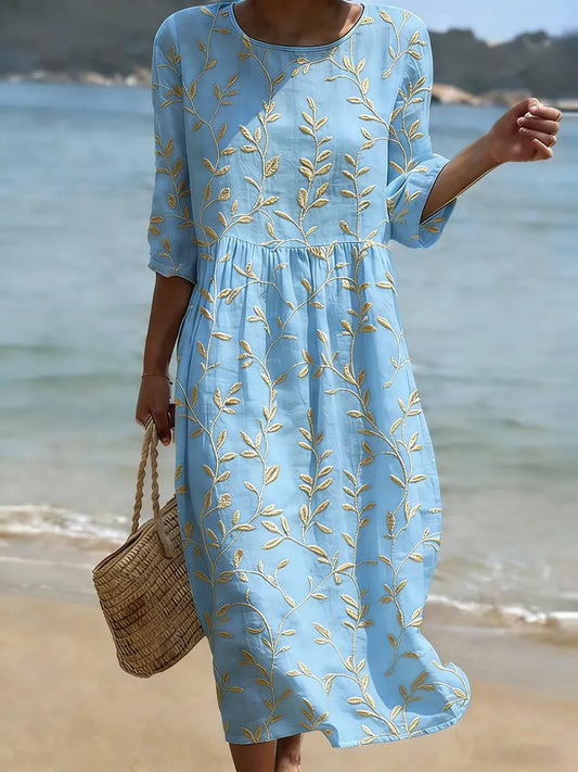 Altea | Vestido Bordado con Flores