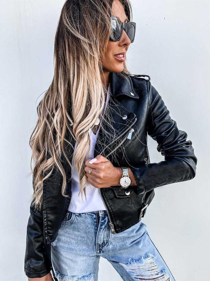 ADIRA | Chaqueta motera de cuero