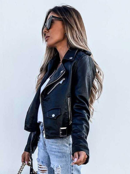 ADIRA | Chaqueta motera de cuero