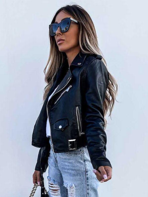 ADIRA | Chaqueta motera de cuero