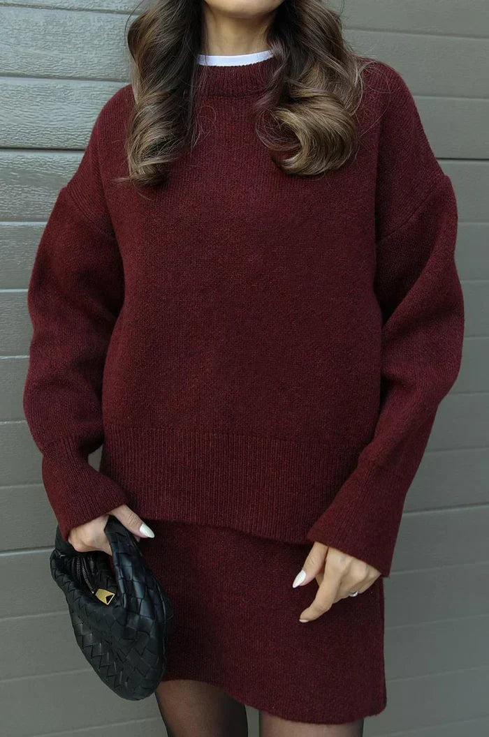 Beatrice | Conjunto de Punto con Falda