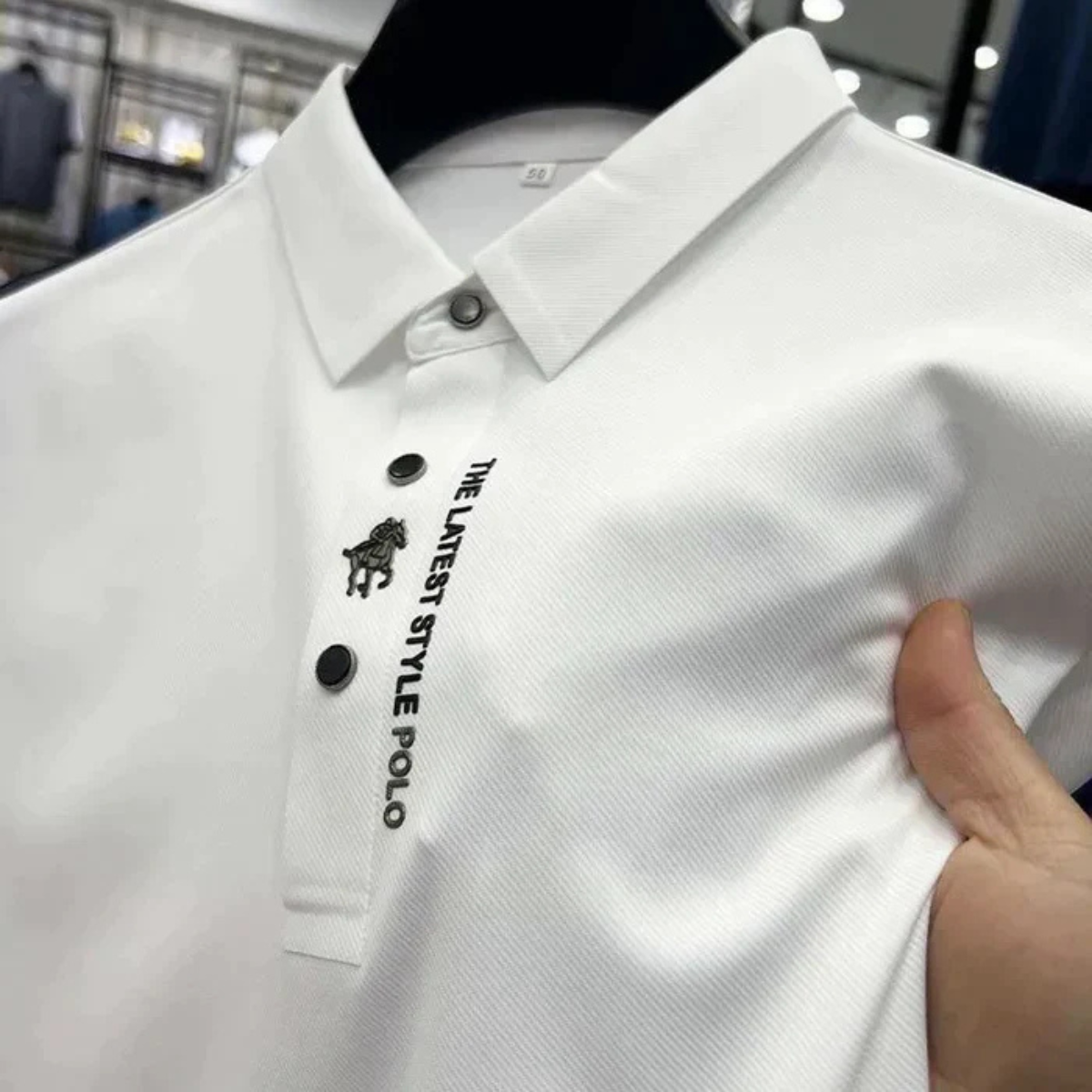 Veneto - Polo ajustado al cuerpo y sin arrugas