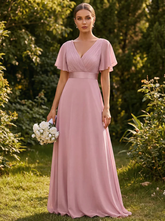 Monica - Vestido Largo de Dama de Honor