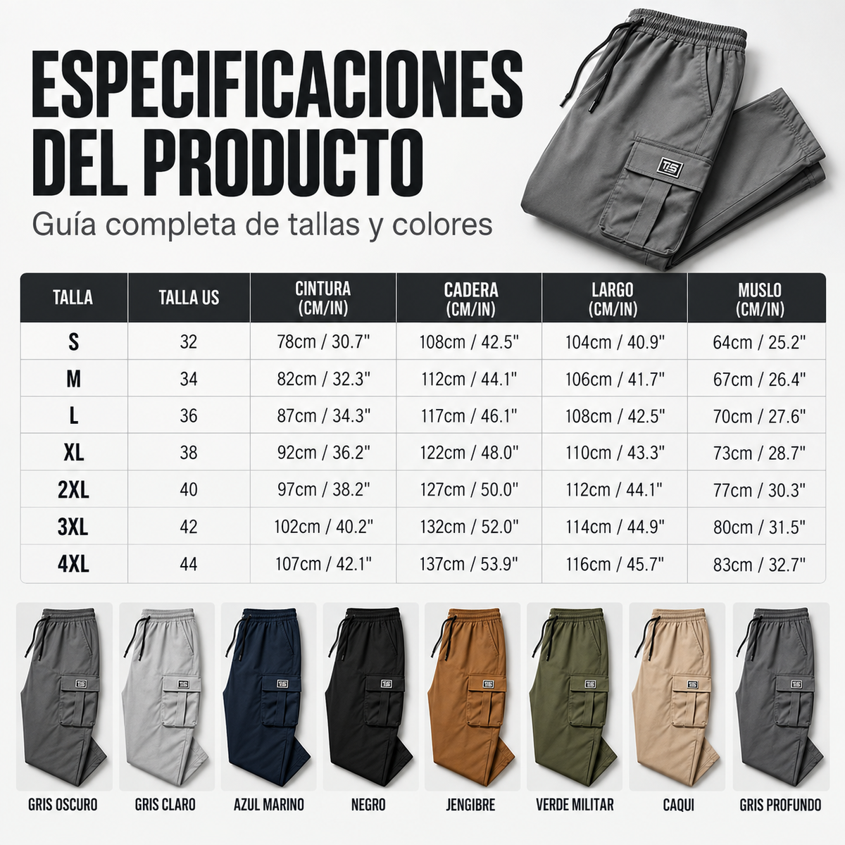 Christian | Pantalón Cargo Urbano