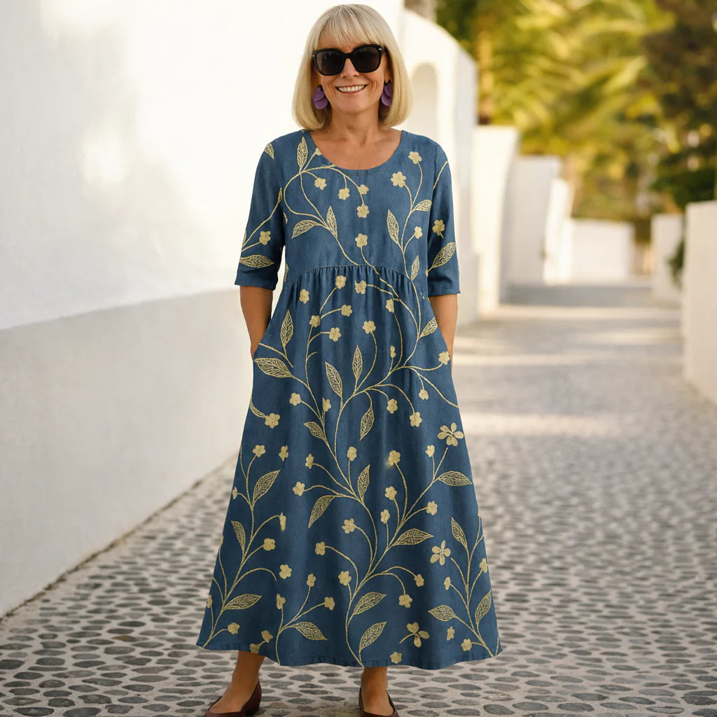 Margaret | Vestido Midi – Elegancia Sin Esfuerzo