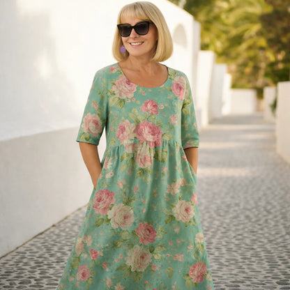 Margaret | Vestido Midi – Elegancia Sin Esfuerzo