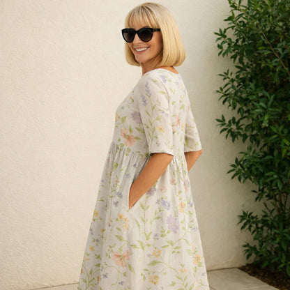 Margaret | Vestido Midi – Elegancia Sin Esfuerzo