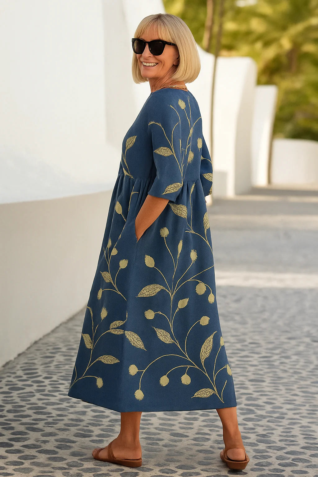 Margaret | Vestido Midi – Elegancia Sin Esfuerzo