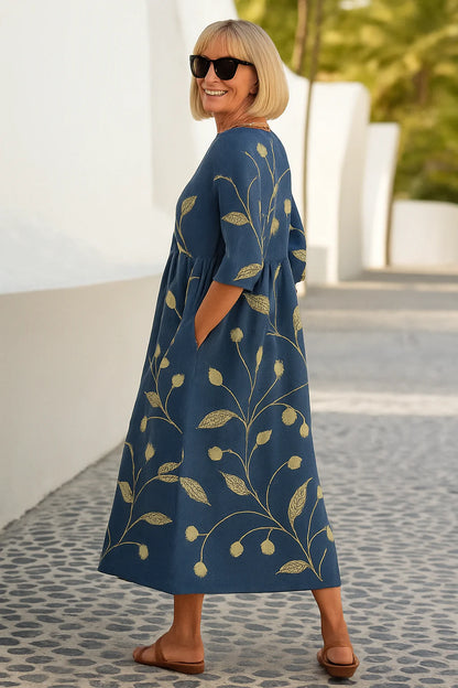 Margaret | Vestido Midi – Elegancia Sin Esfuerzo