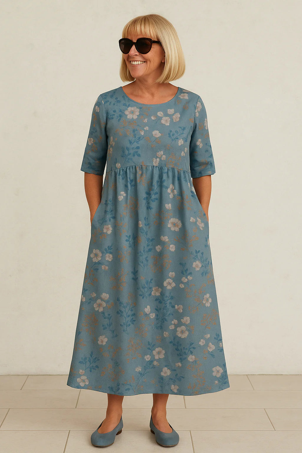 Margaret | Vestido Midi – Elegancia Sin Esfuerzo