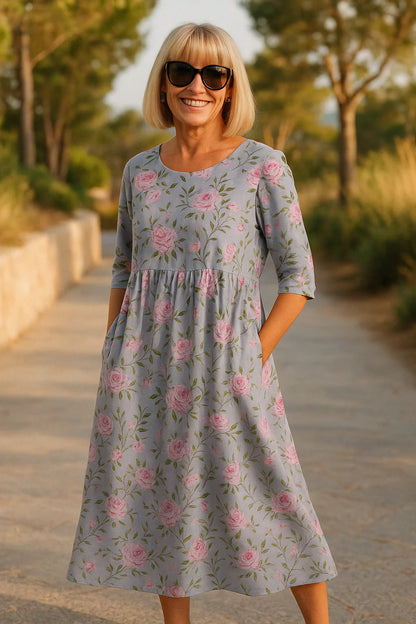 Margaret | Vestido Midi – Elegancia Sin Esfuerzo