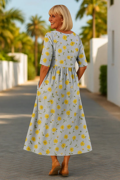 Margaret | Vestido Midi – Elegancia Sin Esfuerzo