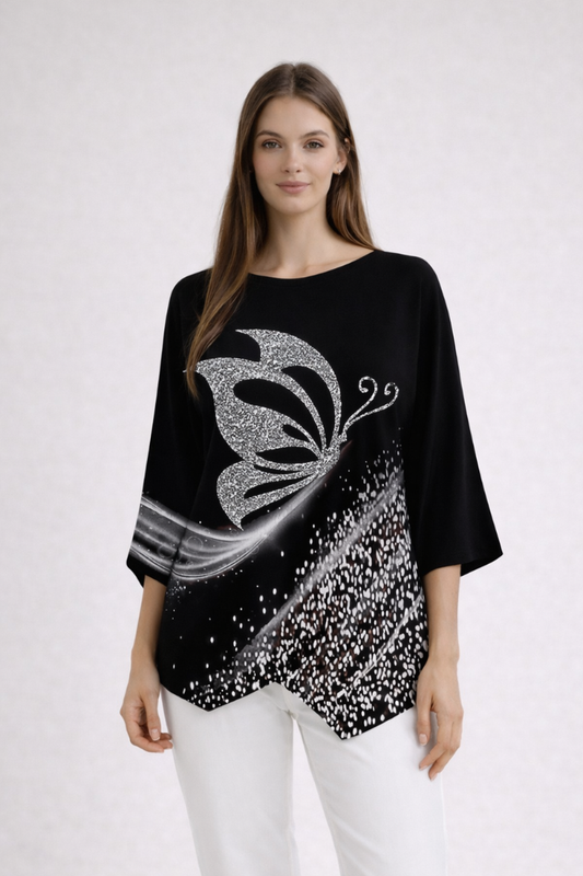 Alayah™ | Elegant Crew Neck Top