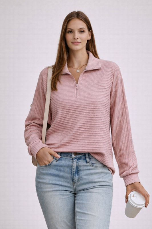 Abigail™ | Elegant Sweater with Zipper