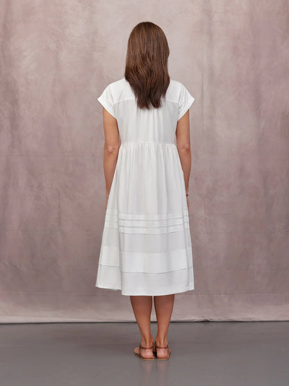 Vestido camisero de lino Rhiona
