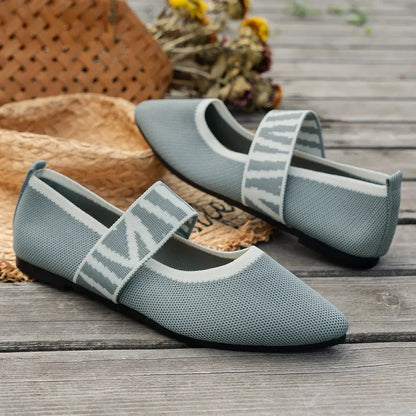 ZAPATOS PLANOS MARY JANE A RAYAS