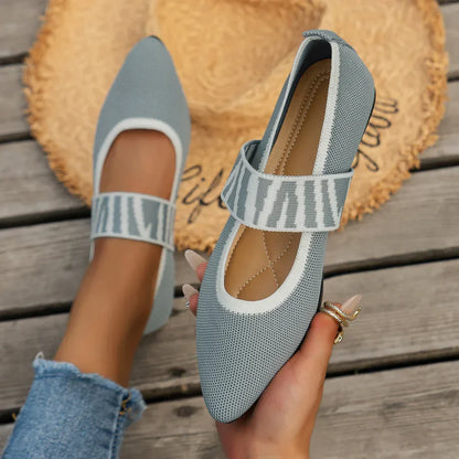 ZAPATOS PLANOS MARY JANE A RAYAS