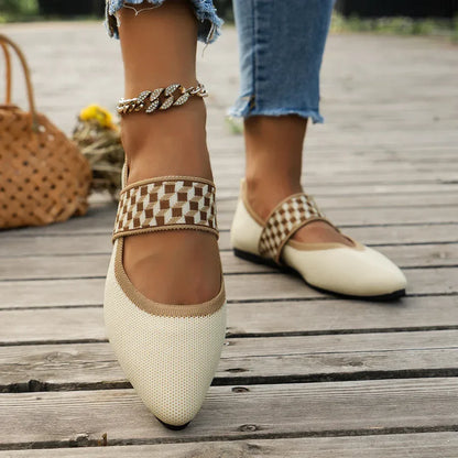 ZAPATOS PLANOS MARY JANE A RAYAS