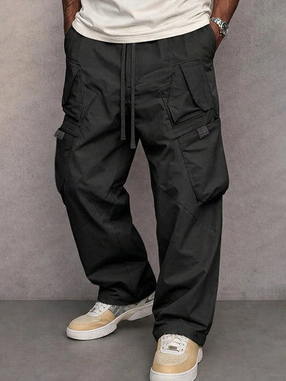 Pantalones Cargo de Corte Recto Utilitario