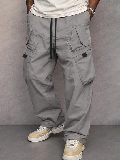 Pantalones Cargo de Corte Recto Utilitario