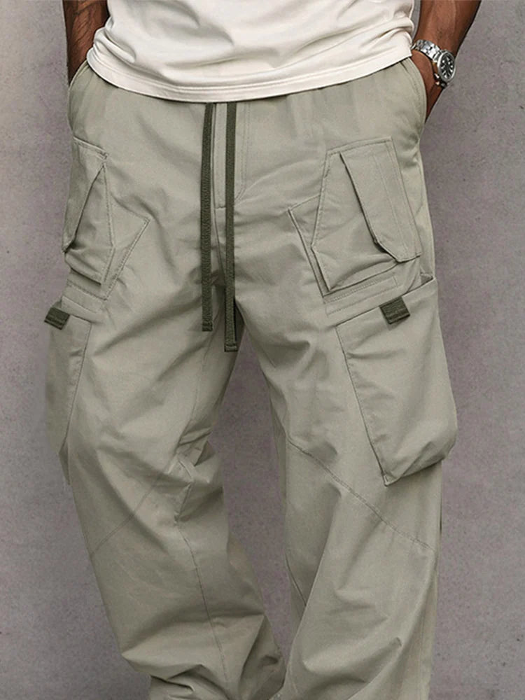 Pantalones Cargo de Corte Recto Utilitario
