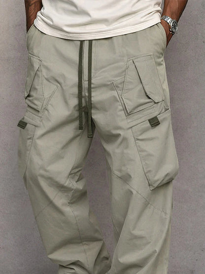 Pantalones Cargo de Corte Recto Utilitario