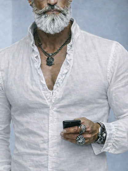 Ruffled - Camisa de Manga Larga