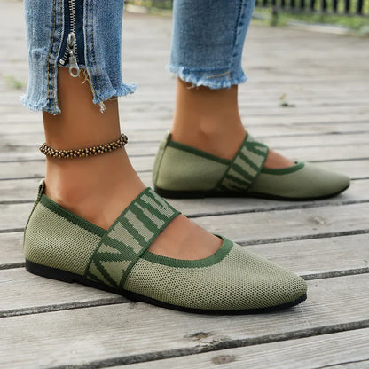 ZAPATOS PLANOS MARY JANE A RAYAS