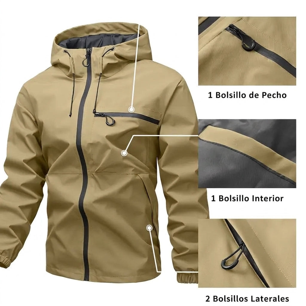 Loger | Chamarra Impermeable 3 en 1 para Hombre