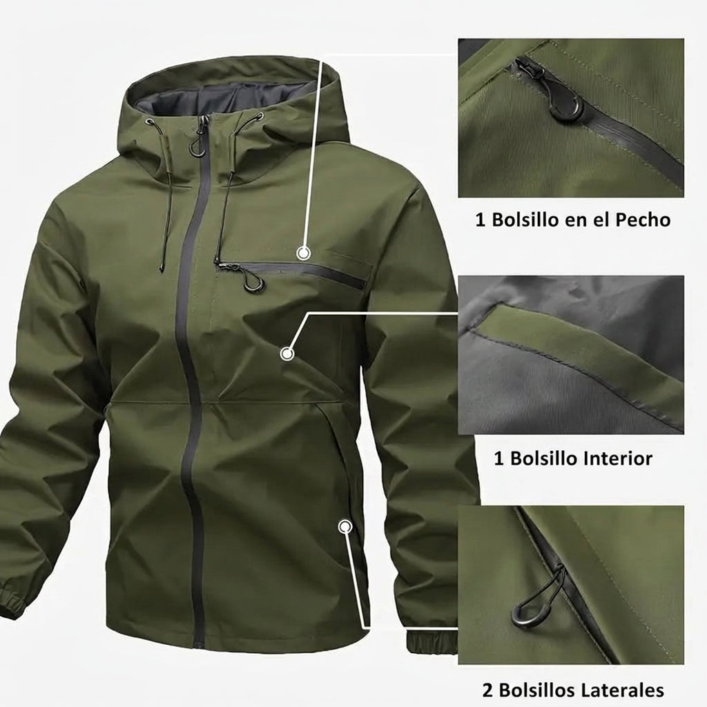 Loger | Chamarra Impermeable 3 en 1 para Hombre