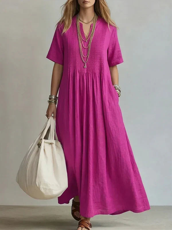 Simone | Vestido Plisado Elegante