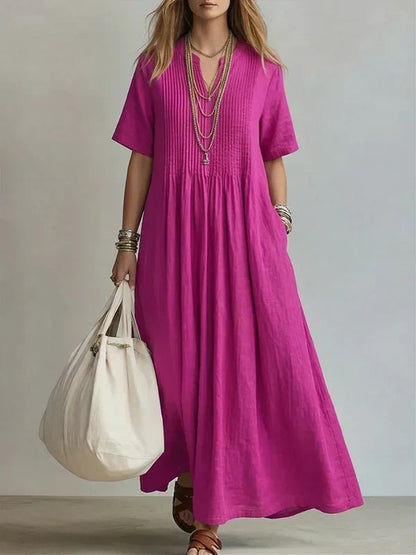 Simone | Vestido Plisado Elegante