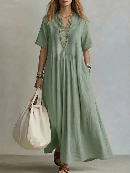 Simone | Vestido Plisado Elegante