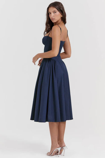 Celine - Vestido Midi Corsé