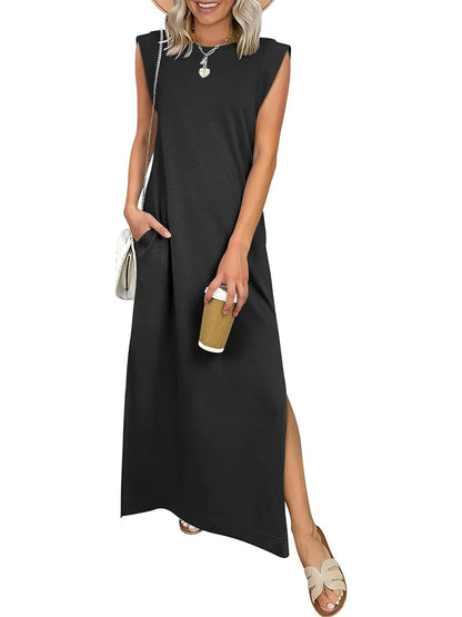 Vestido Largo Sin Mangas