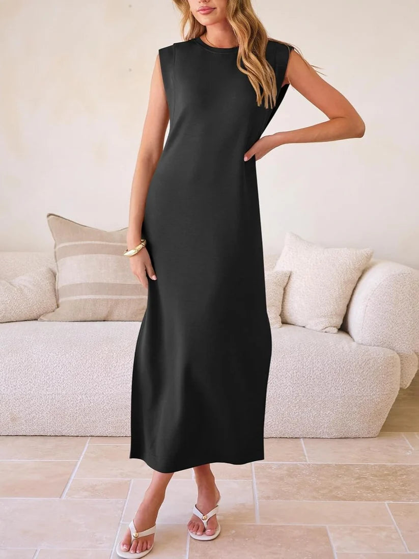 Vestido Largo Sin Mangas