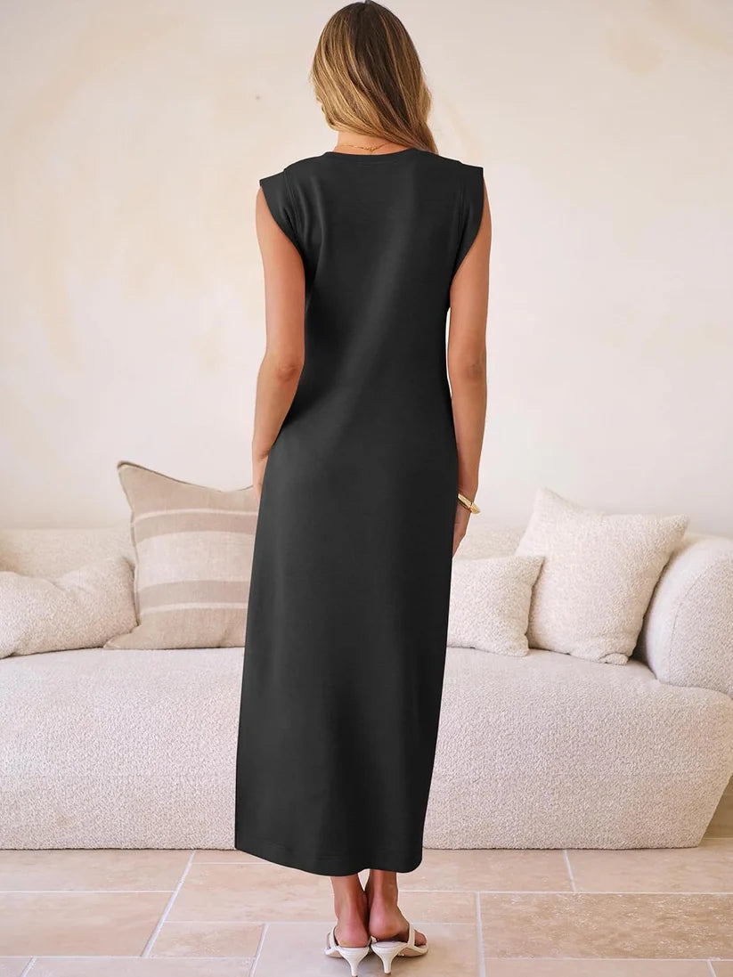Vestido Largo Sin Mangas