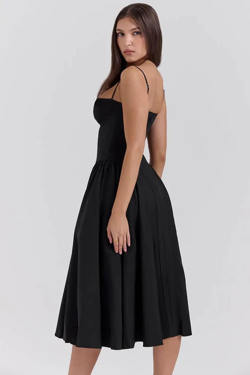 Celine - Vestido Midi Corsé