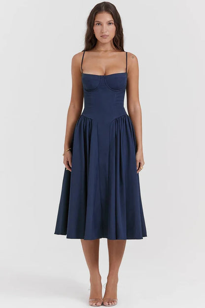 Celine - Vestido Midi Corsé
