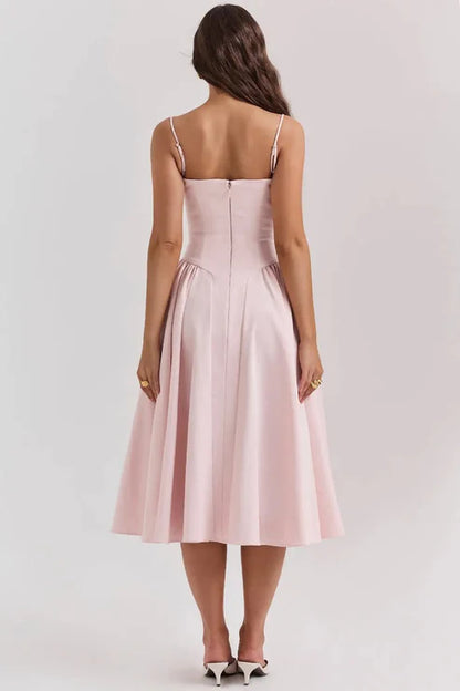 Celine - Vestido Midi Corsé