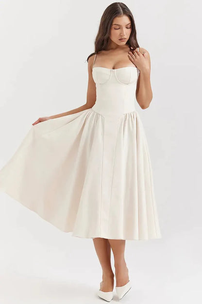 Celine - Vestido Midi Corsé