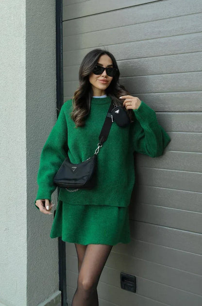 Beatrice | Conjunto de Punto con Falda