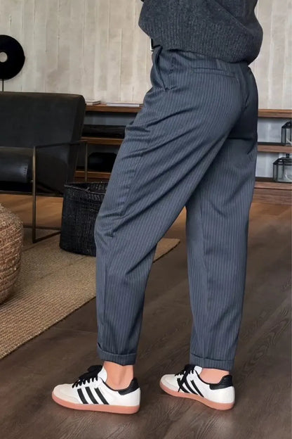 MATHILDA | PANTALONES DE RAYAS ELEGANTES