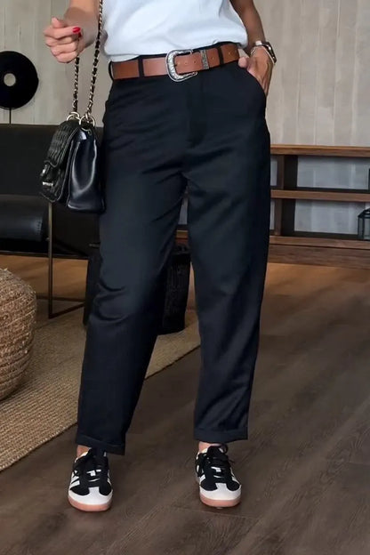 MATHILDA | PANTALONES DE RAYAS ELEGANTES