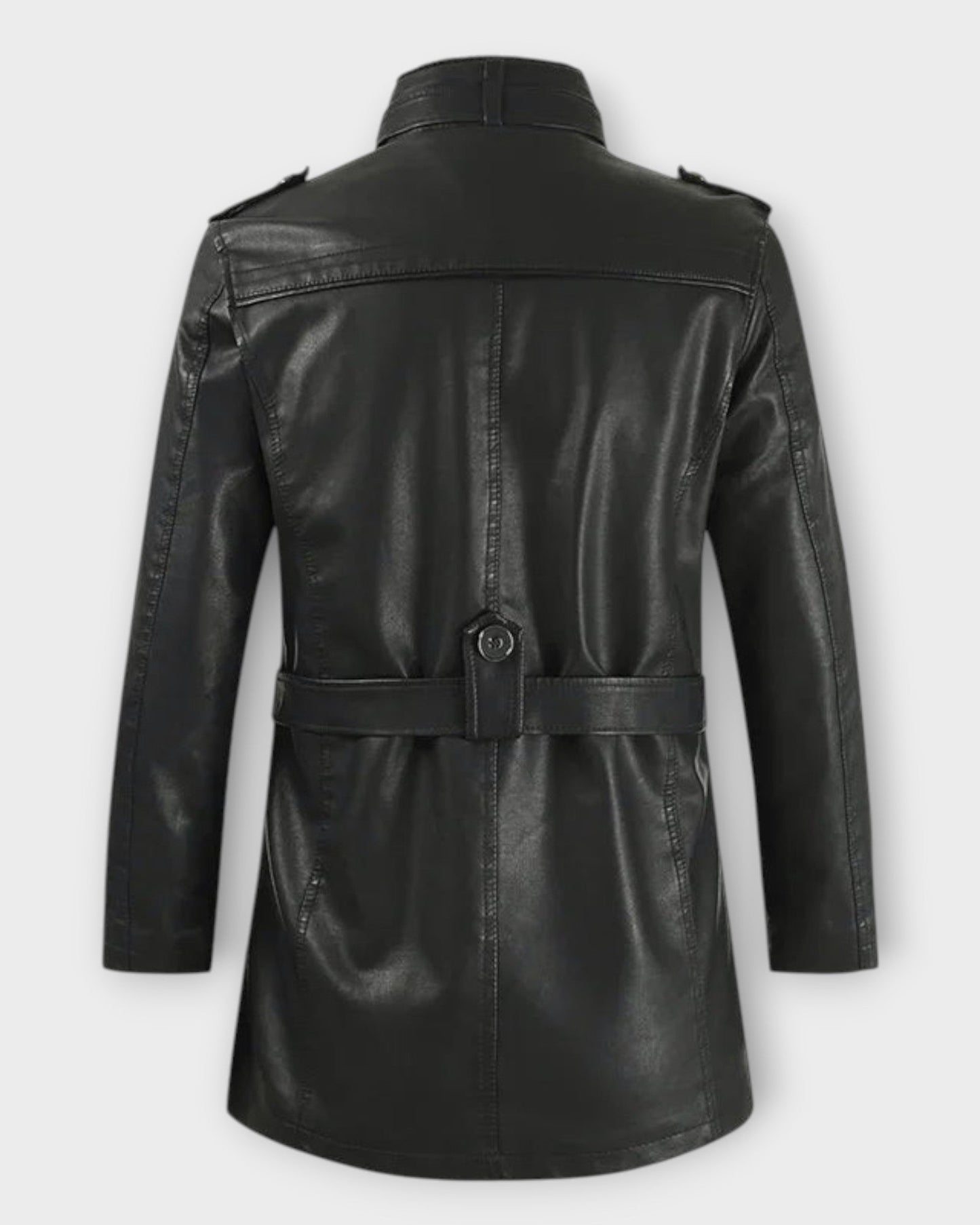 ALBERTO | Chaqueta motera larga de cuero