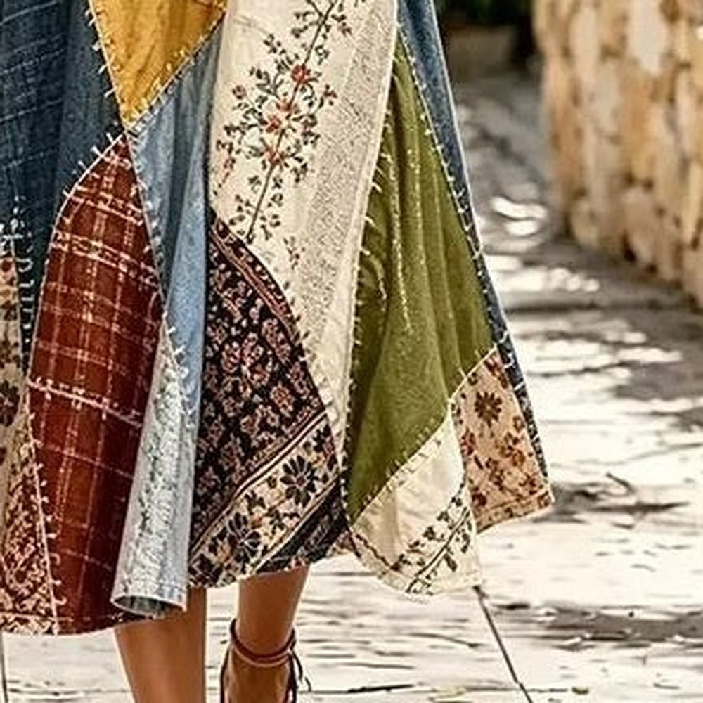 Caida y bajo del vestido
