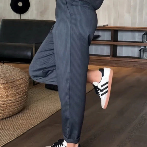 MATHILDA | PANTALONES DE RAYAS ELEGANTES