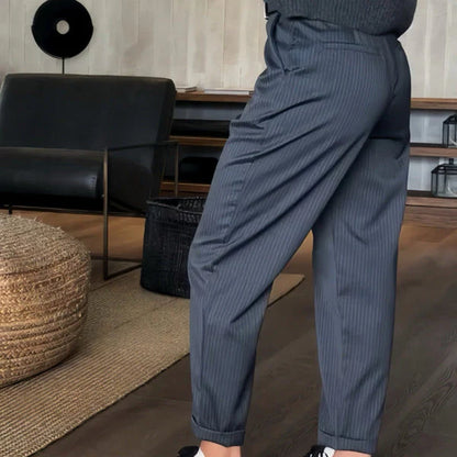 MATHILDA | PANTALONES DE RAYAS ELEGANTES