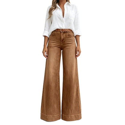 Lucia | Jeans de Pierna Ancha con Efecto Alargador